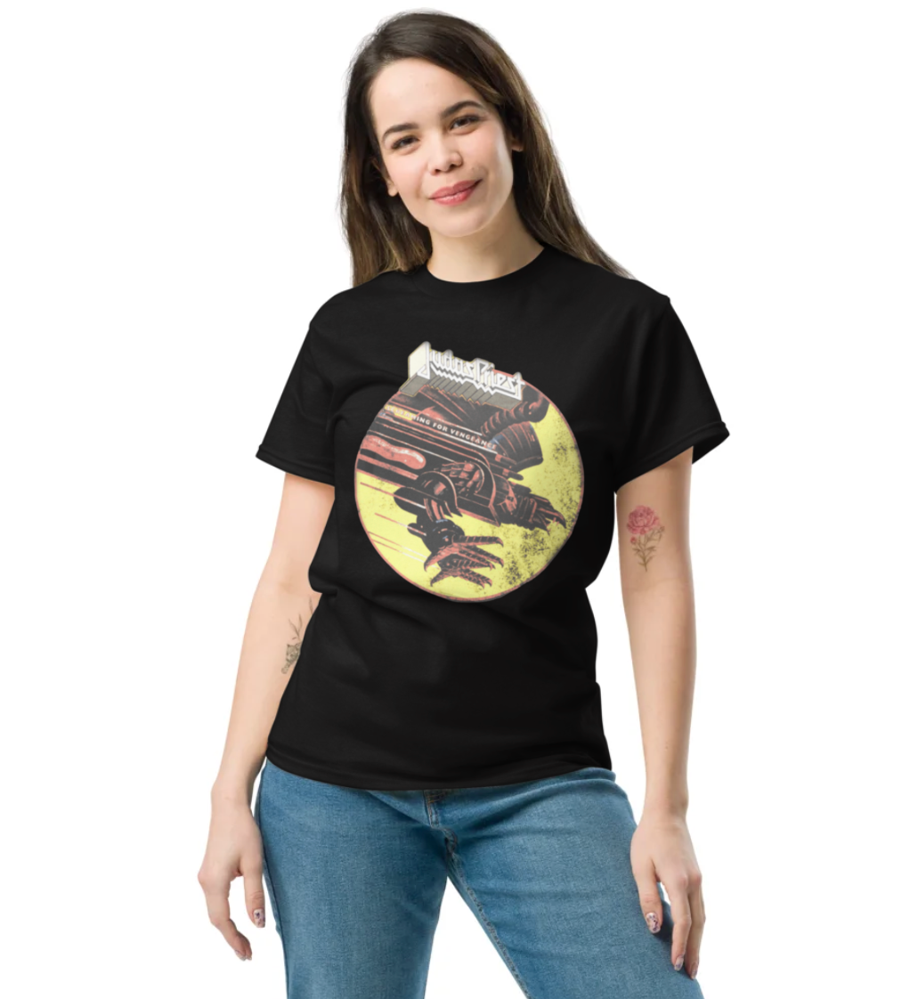 Judas Priest Vengeance Anniversary Black T-Shirt - Www.Shopthatapp.ca