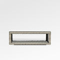 Jasmine Rectangle Coffee Table with Tempered Glass Top