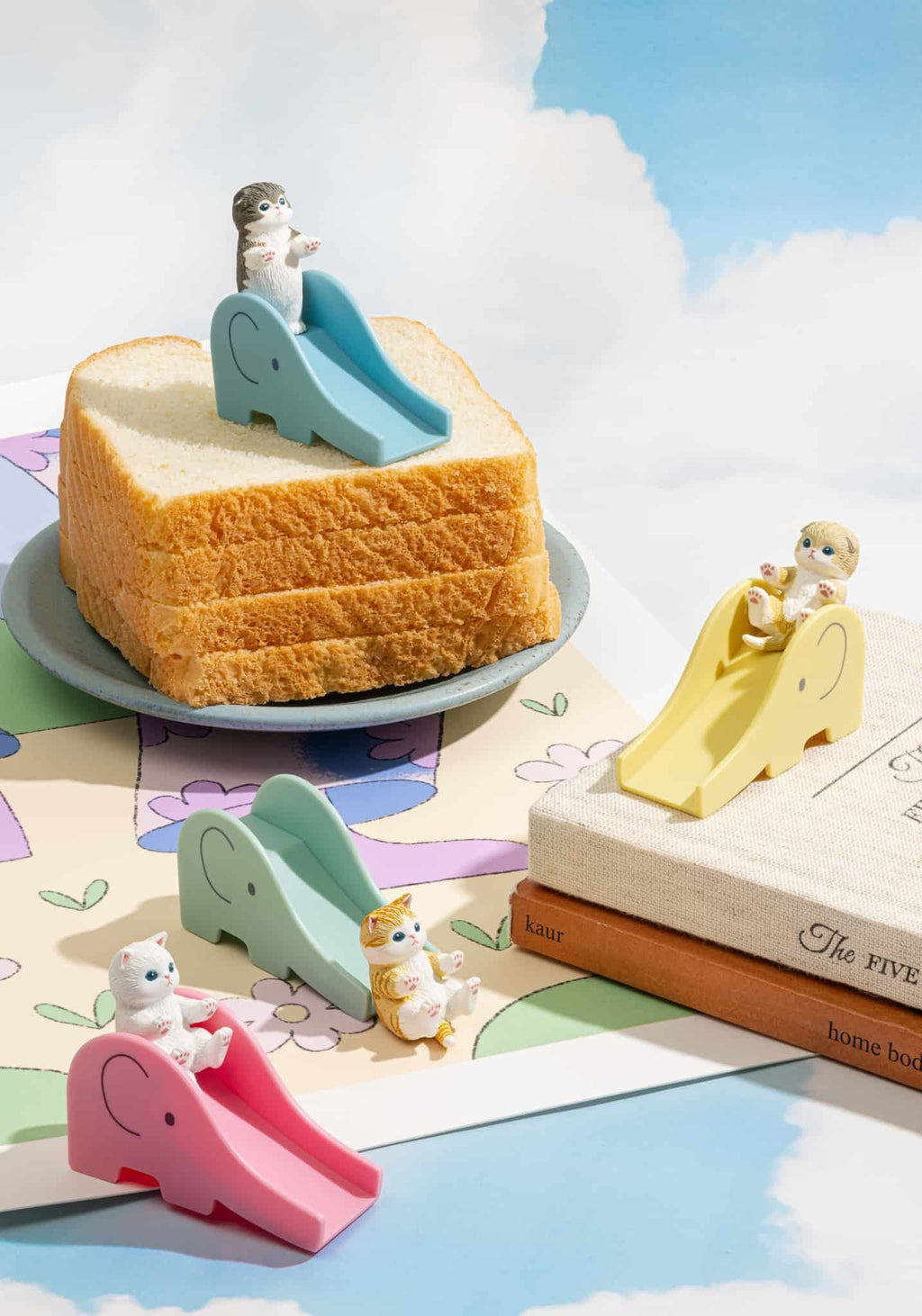 Mofusand Cats on Slide Blind Box by Kitan Club - Www.Shopthatapp.ca