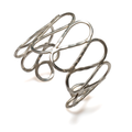 Open Loop Metal Cuff - Silver Colour - Shopthatapp.ca