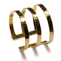 Triple Bar Metal Cuff Gold – Stylish and Chic Accessory for Any Occasion - Shopthatapp.ca