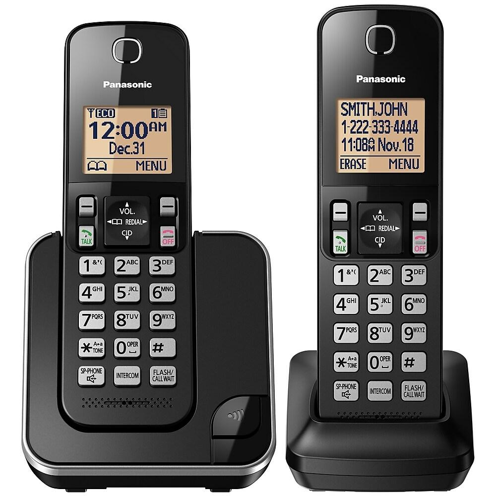 PANASONIC 2 Handset Cordless Phone - Refurbished with Home Essentials warranty -  KX-TGC382 - Shopthatapp.ca