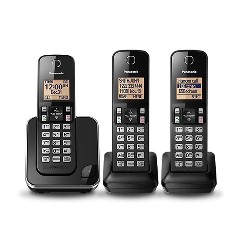 PANASONIC 3 Handset Telephone -  Refurbished with Home Essentials warranty - KX-TGC383C - Shopthatapp.ca