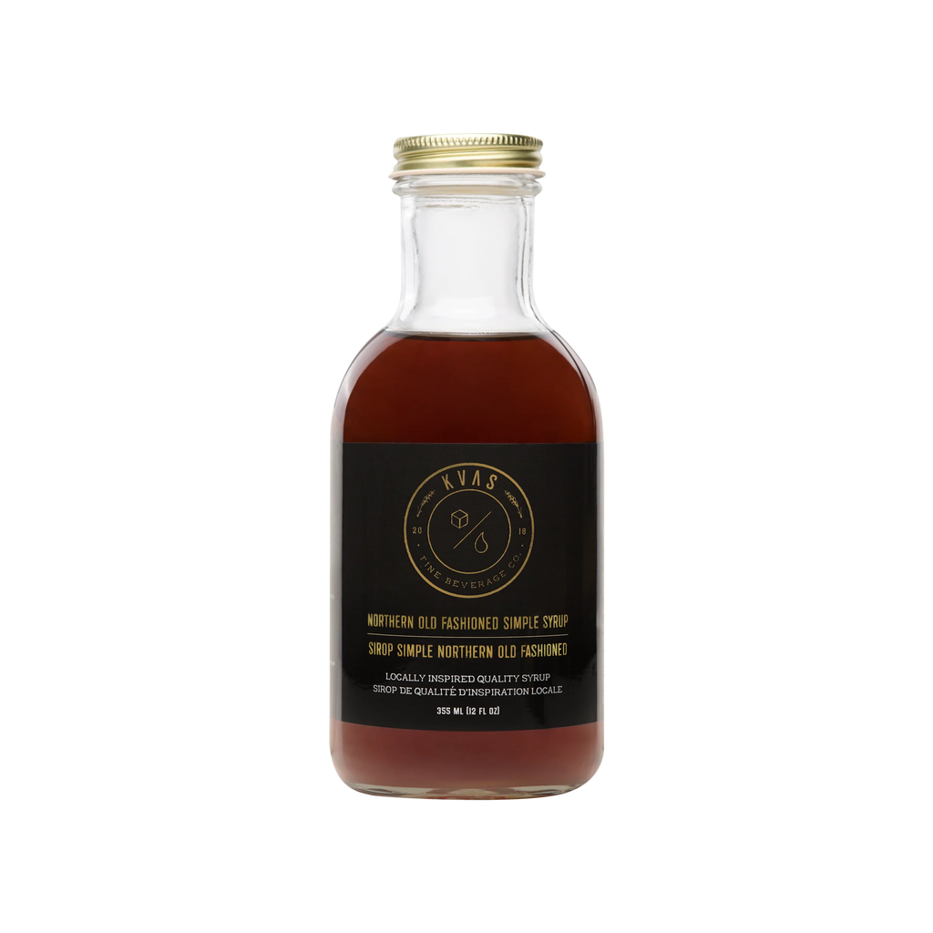 Kvas Northern Old Fashioned Simple Syrup for Chill Lime Vodka Soda