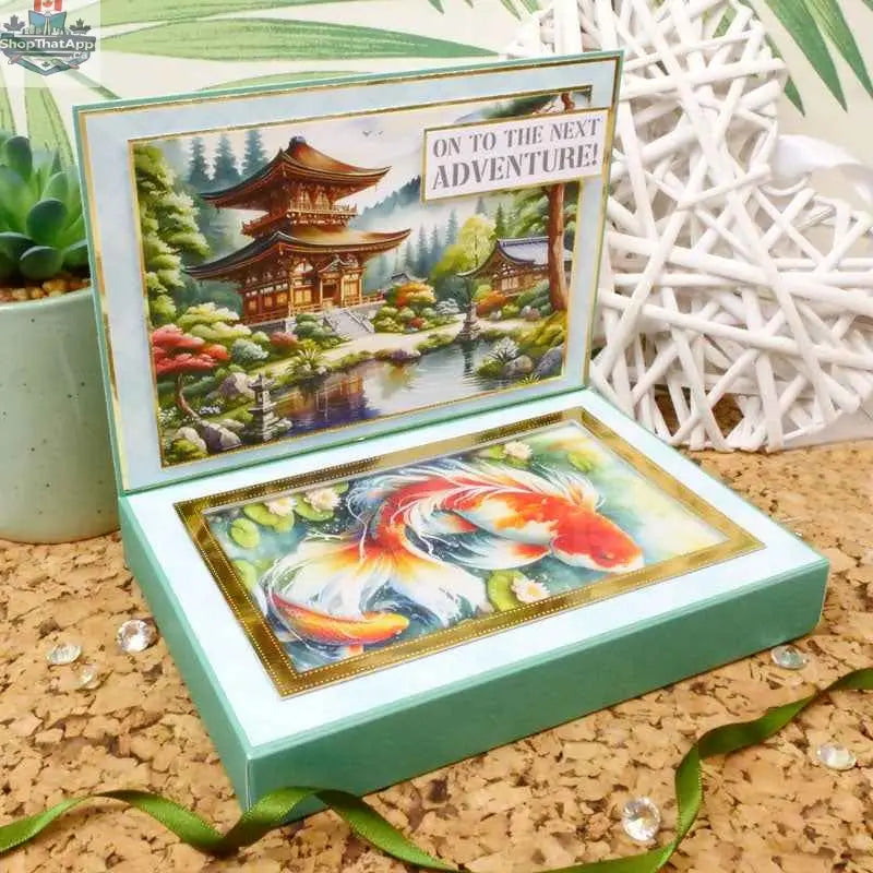 Cover of "The Little Book of Eastern Treasures" by Ecstasy Crafts, featuring colorful illustrations on paper and cardstock pages.