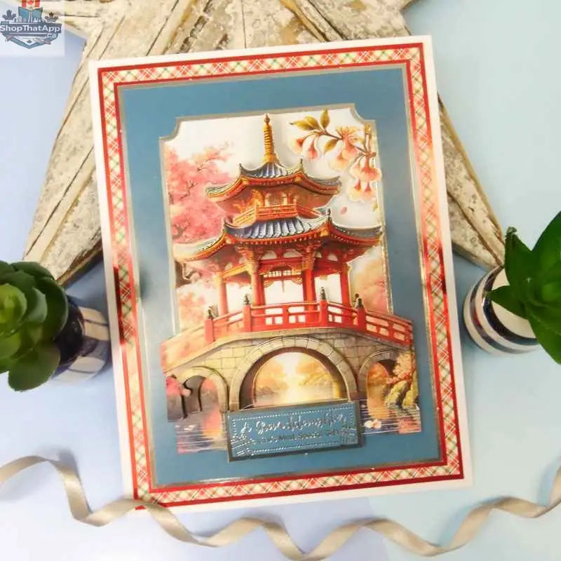 Decorative paper and cardstock featuring intricate Eastern treasures from Ecstasy Crafts' The Little Book of Eastern Treasures.