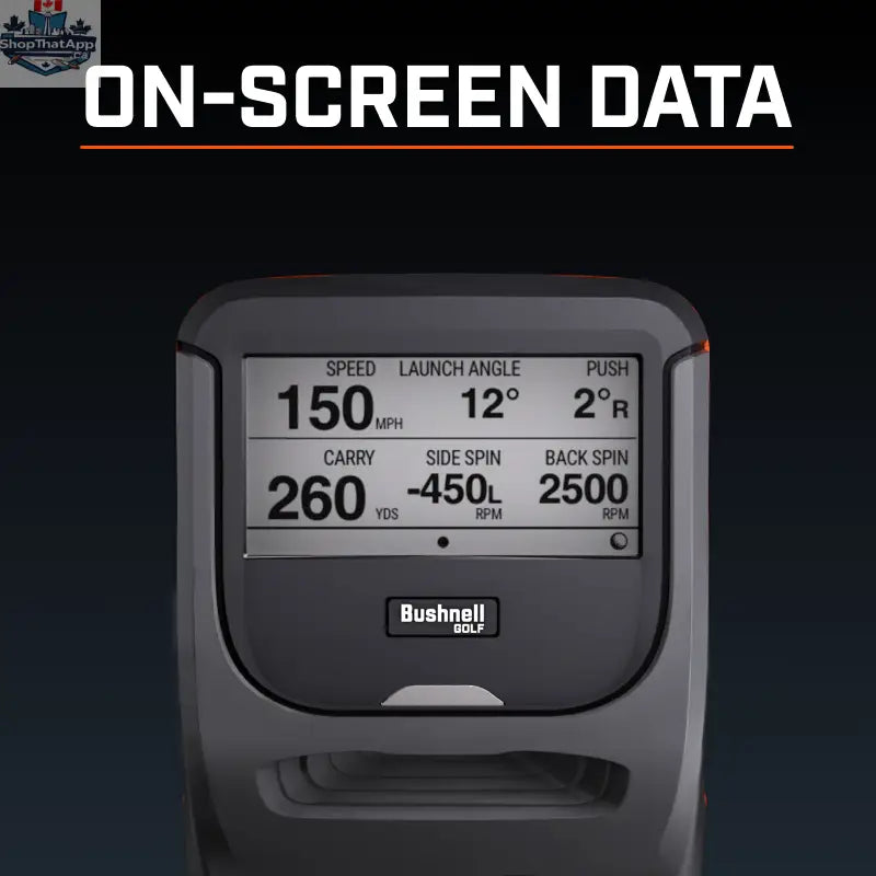 Bushnell Launch Pro – Circle B Edition | Tour‑Level Precision Golf Launch Monitor, Triple‑Camera, FSX‑Ready (Indoor/Outdoor) - Shopthatapp.ca