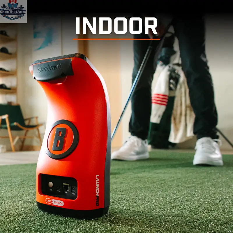 Bushnell Launch Pro – Circle B Edition | Tour‑Level Precision Golf Launch Monitor, Triple‑Camera, FSX‑Ready (Indoor/Outdoor) - Shopthatapp.ca