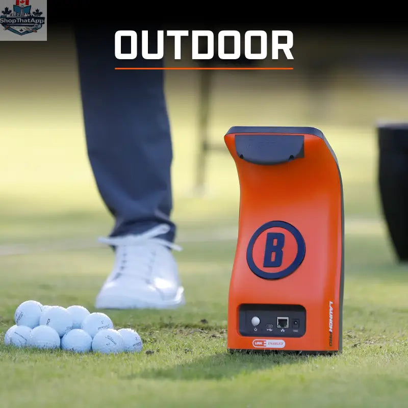 Bushnell Launch Pro – Circle B Edition | Tour‑Level Precision Golf Launch Monitor, Triple‑Camera, FSX‑Ready (Indoor/Outdoor) - Shopthatapp.ca