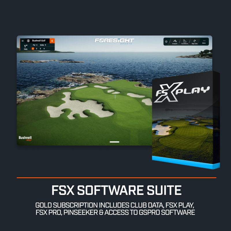 Bushnell Launch Pro – Circle B Edition | Tour‑Level Precision Golf Launch Monitor, Triple‑Camera, FSX‑Ready (Indoor/Outdoor)