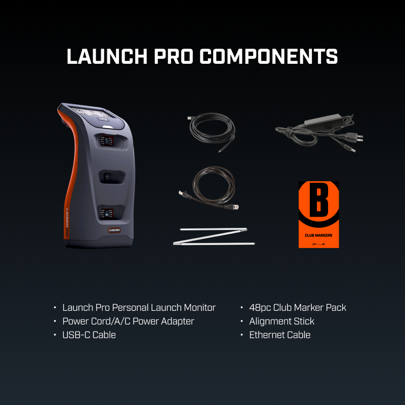 Bushnell Launch Pro – Circle B Edition | Tour‑Level Precision Golf Launch Monitor, Triple‑Camera, FSX‑Ready (Indoor/Outdoor)
