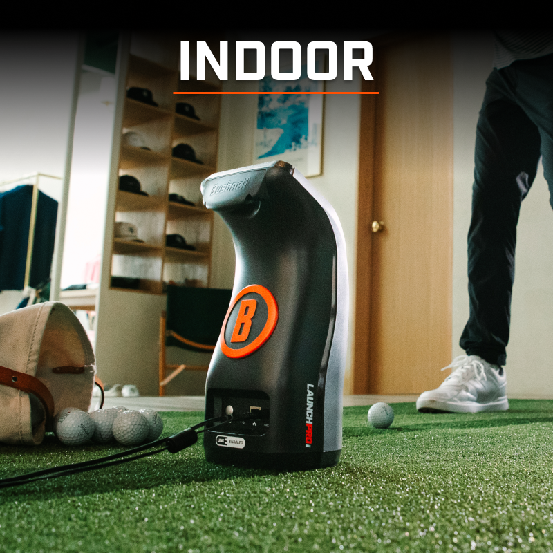 Bushnell Launch Pro Indoor – Pro-Grade Golf Simulator Launch Monitor for Home | Pairs with Bushnell Wingman 2 Golf GPS Speaker - Shopthatapp.ca