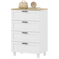Taylor Chest with 4 Drawers for Bedroom-White