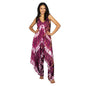 Purple tie-dye romper by Suzie Blue Canada featuring a relaxed, summery hippie style perfect for summer fun.