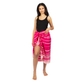 Pink and White Tie Dye Sarong for Beach and Pool Fashion - Shopthatapp.ca