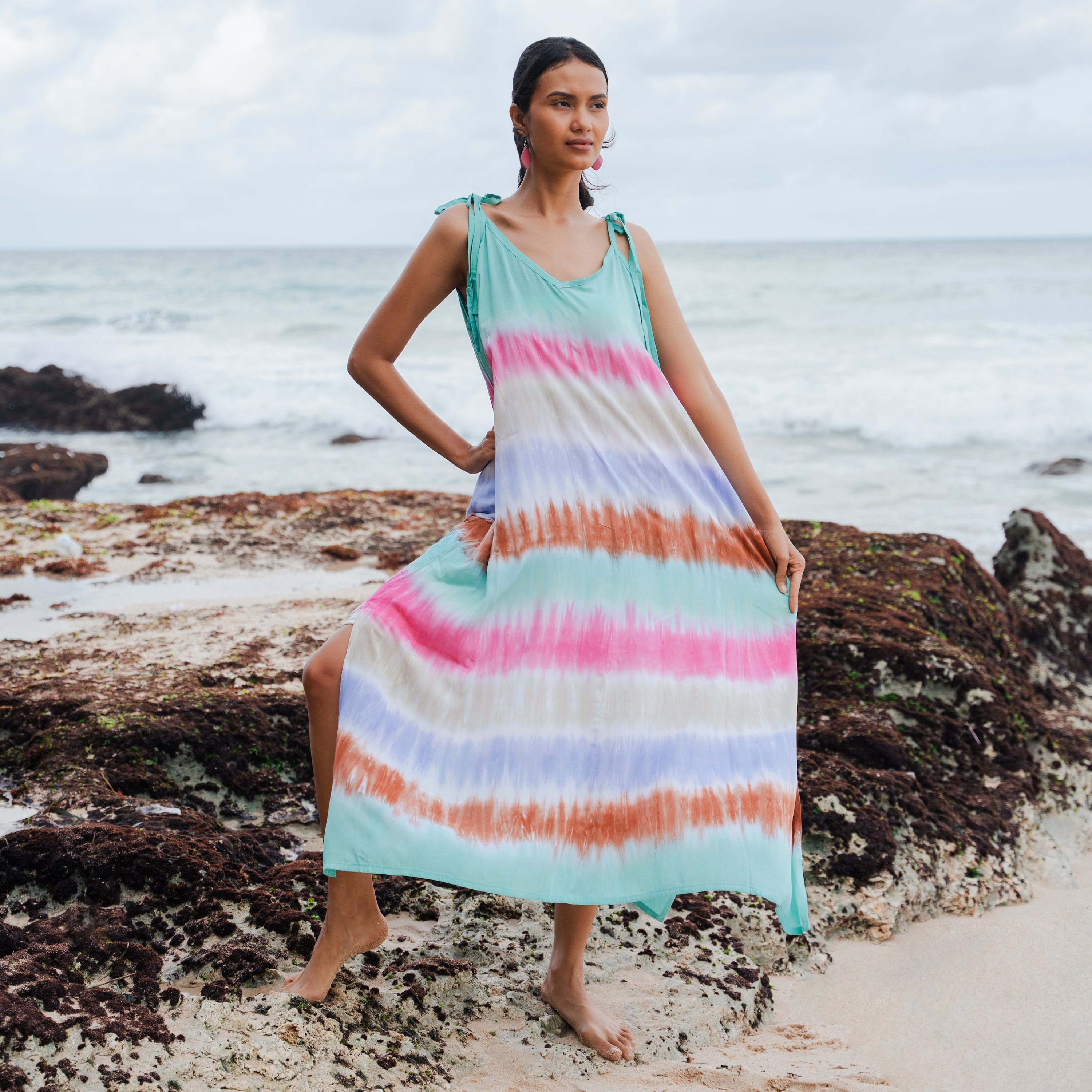 Rainbow Stripey Dress - Fun and Colorful Fashion for Every Occasion - Shopthatapp.ca