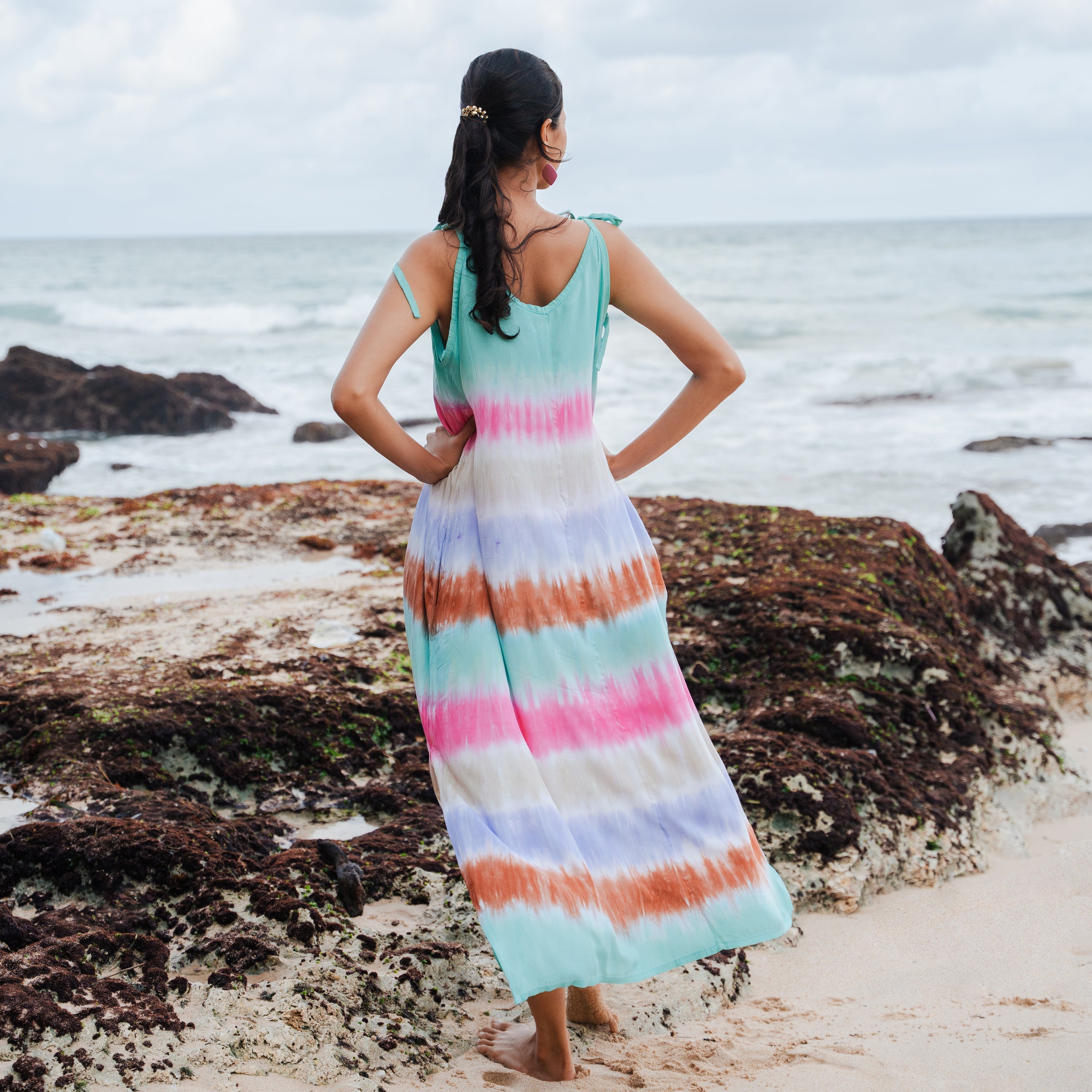 Rainbow Stripey Dress - Fun and Colorful Fashion for Every Occasion - Shopthatapp.ca