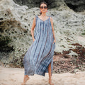 Simple Bone Tie Dye Dress - Grey - Shopthatapp.ca