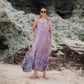 Simple Bone Tie Dye Dress - Pink - Shopthatapp.ca