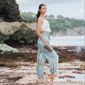Simple Bone Tie Dye Bali Pants - Mint - Shopthatapp.ca