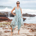 Simple Bone Tie Dye Romper - Mint - Shopthatapp.ca
