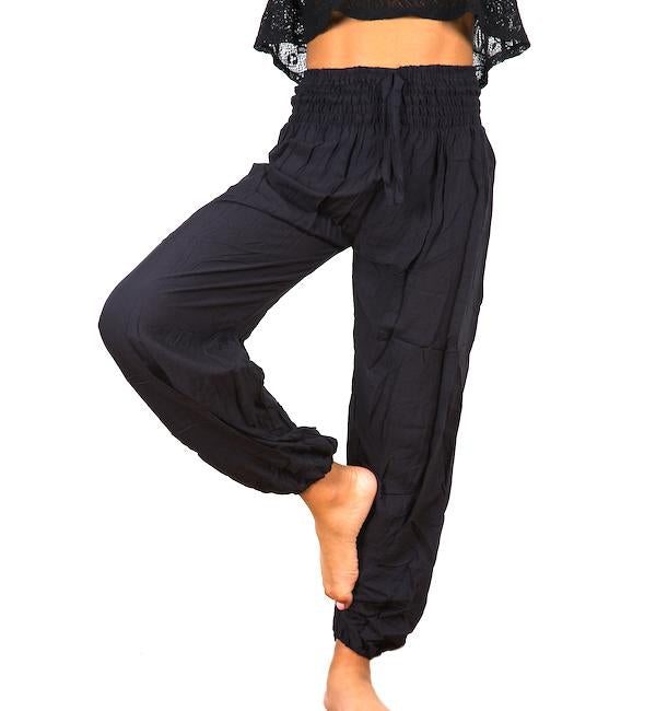 Simple Black Bali Pants - Shopthatapp.ca