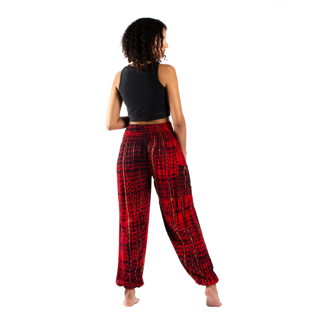 Tie-Dye Bali Pants with Bone Motif for Stylish Comfort - Shopthatapp.ca