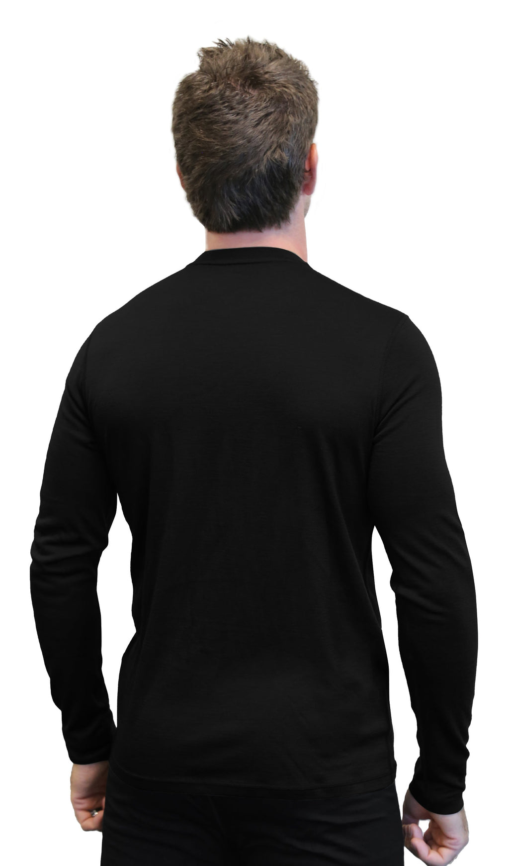 Men's Merino Wool Long Sleeve Crew Neck — Midweight
