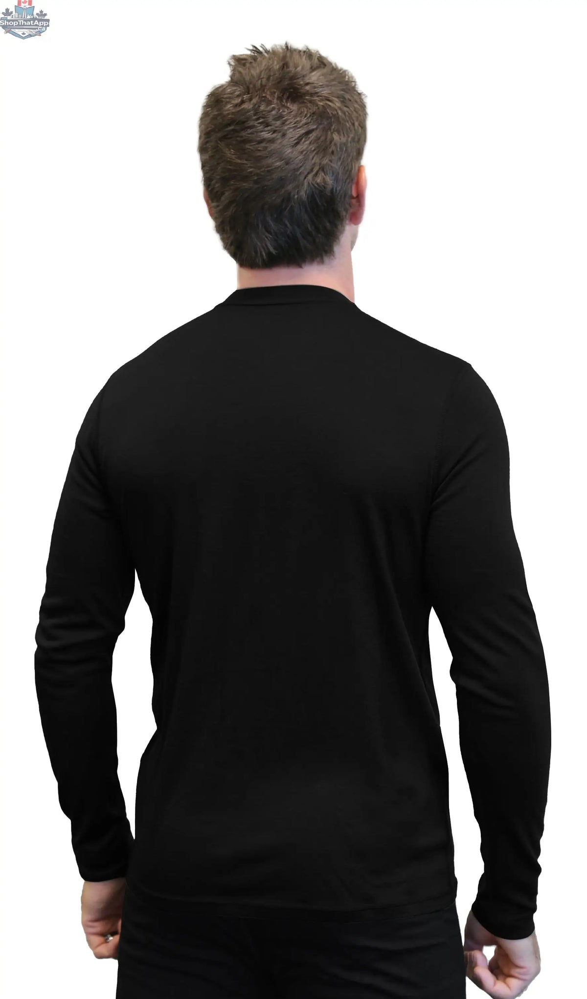 Men's Merino Wool Long Sleeve Crew Neck — Midweight - Shopthatapp.ca