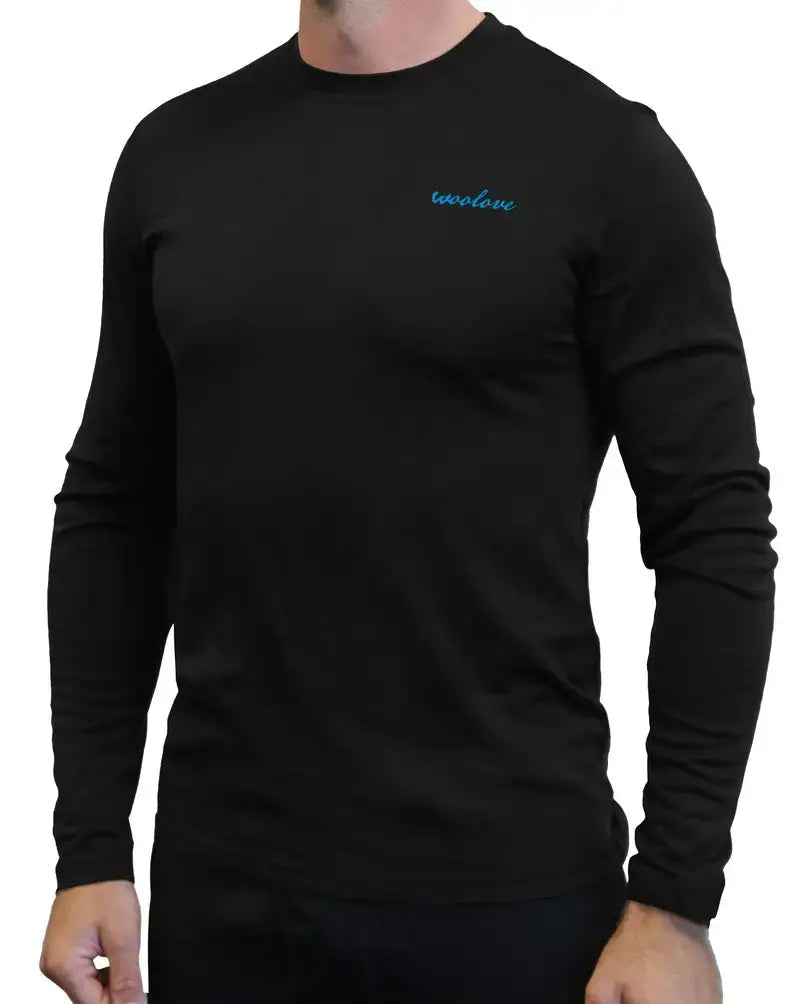 Men's Merino Wool Long Sleeve Crew Neck — Midweight
