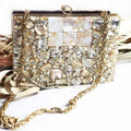 LYLA Gold Clutch bag