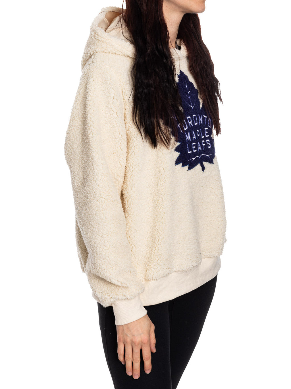 NHL Toronto Maple Leafs Ladies Sherpa Hoodie - Shopthatapp.ca