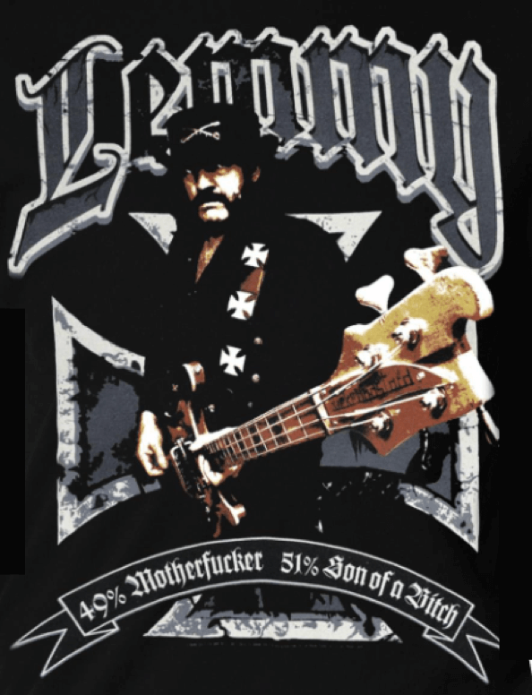 Lemmy Iron Cross Black T-Shirt - Www.Shopthatapp.ca