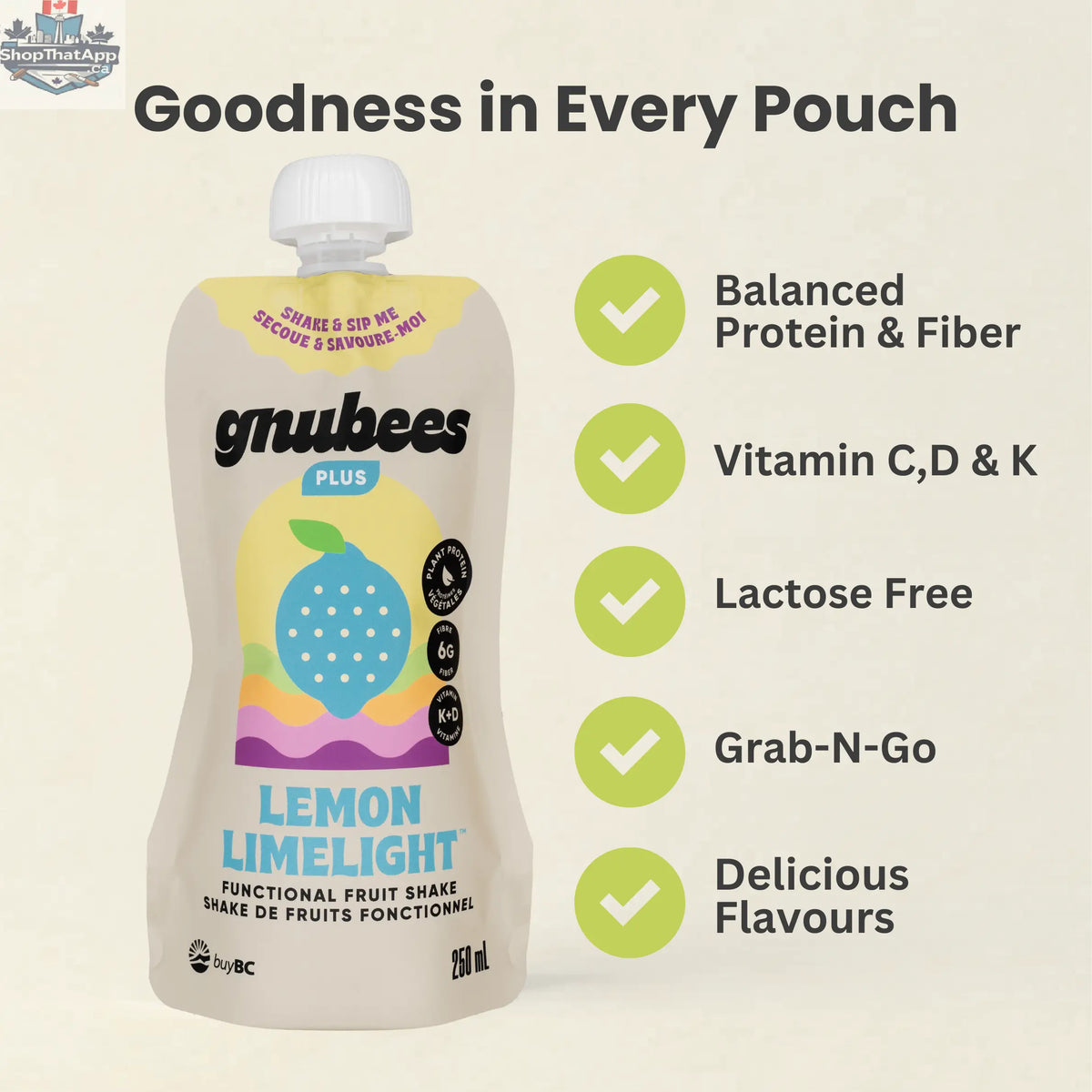 Lemon Limelight - Box with 12 pouches - Shopthatapp.ca