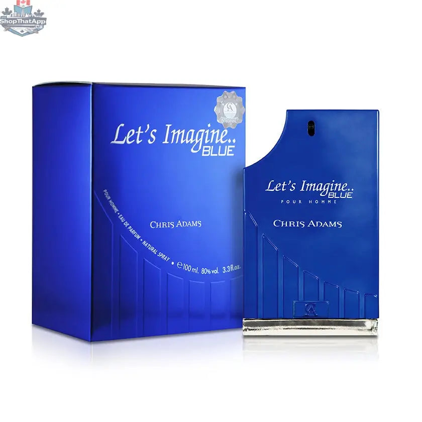 Chris Adams Let's Imagine Blue Eau de Parfum for Men 100mL - Shopthatapp.ca