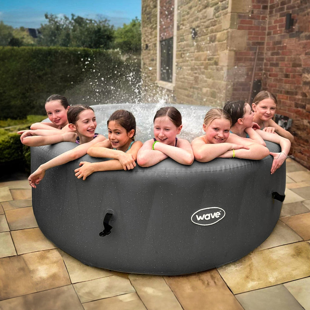 Wave | Atlantic | 4/6-Person Inflatable Hot Tub | Round | Integrated Heater - Www.Shopthatapp.ca