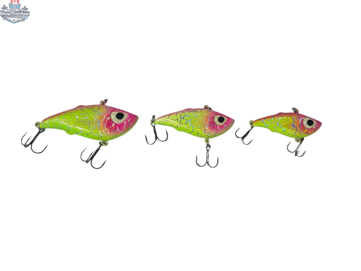 Lightning Lemonade Mugshot by Element Custom Baits, close-up of the colorful fishing lure with vibrant yellow and orange accents.