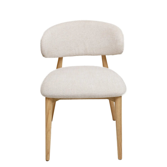 Hygge Design House Nero Vogar dining chair with sleek black frame and upholstered seat, modern design for dining room decor
