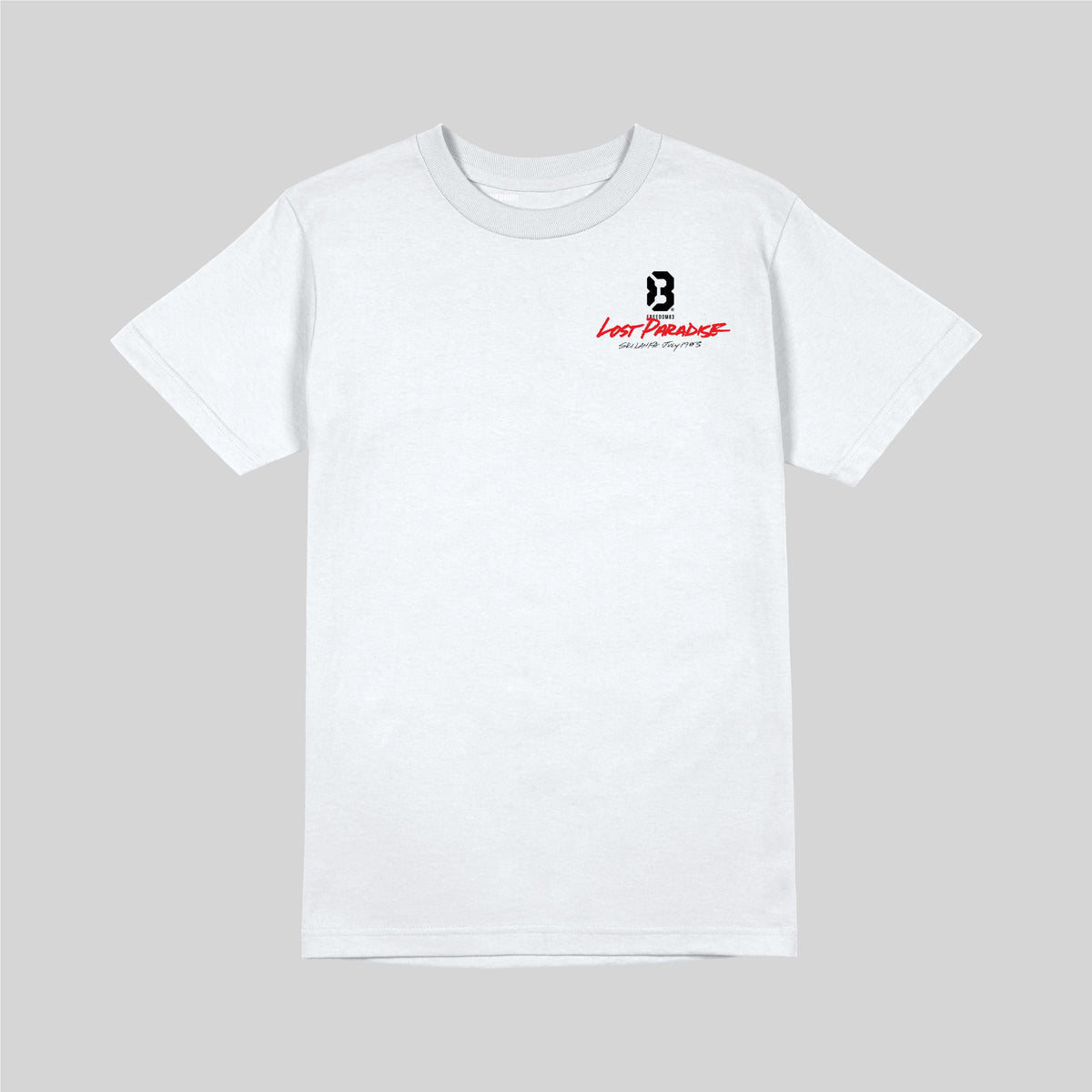 Lost Paradise T-shirt - White-T-Shirt-www.Shopthatapp.ca-Freedom 83