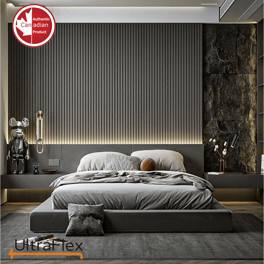 UltraFlex® REVIVE- Hybrid 12” Breathable Pillowtop, Spinal Support HDcoils, Luxury Comfort Hypoallergic Foam Encasement, Pressure Relieving Coils, Eco-Friendly Mattress (Made in Canada) - Shopthatapp.ca