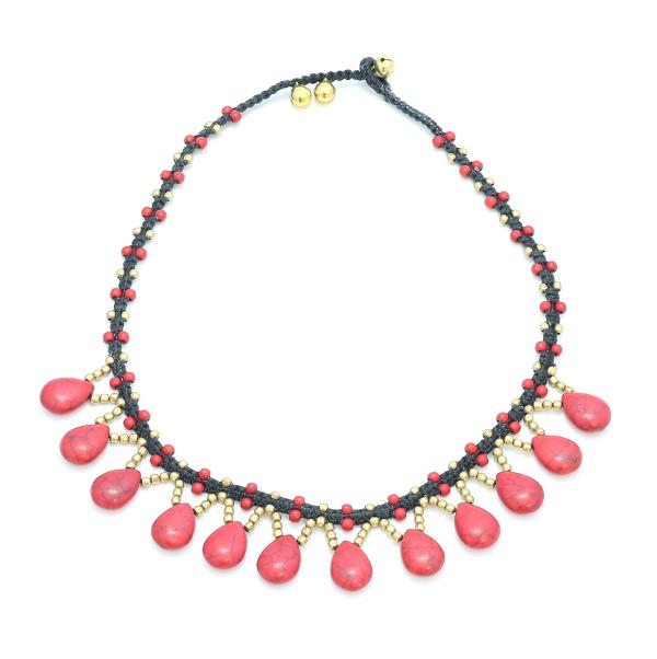 Stone Drop Necklace - Shopthatapp.ca