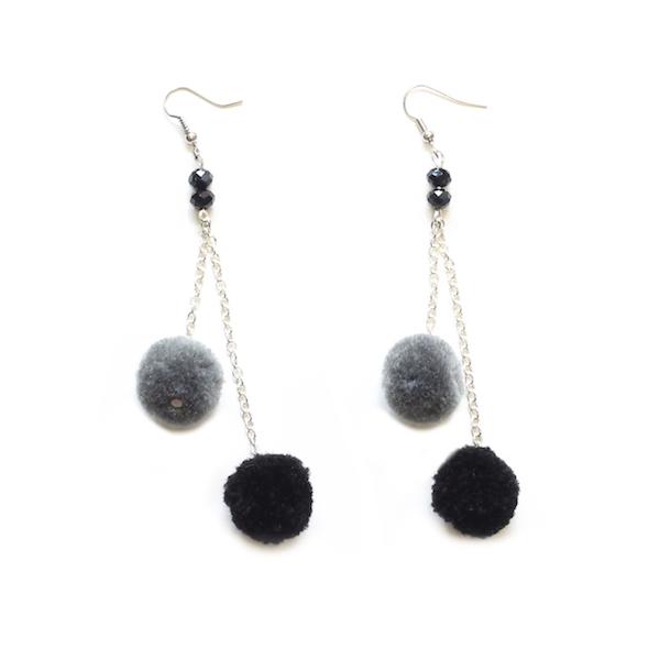 Pom-Pom Earrings - Shopthatapp.ca