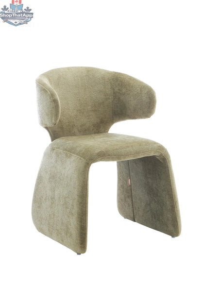 Hygge Design House Oriana sculpted dining chair with ergonomic design and stylish upholstery, perfect for modern dining rooms.