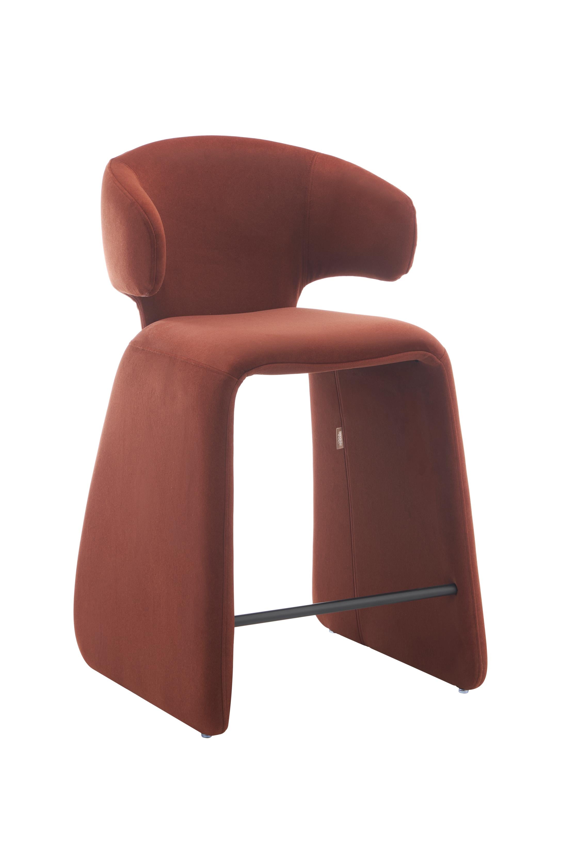 Tessa Modern Counter Chair – Fully Upholstered Comfort - Www.Shopthatapp.ca