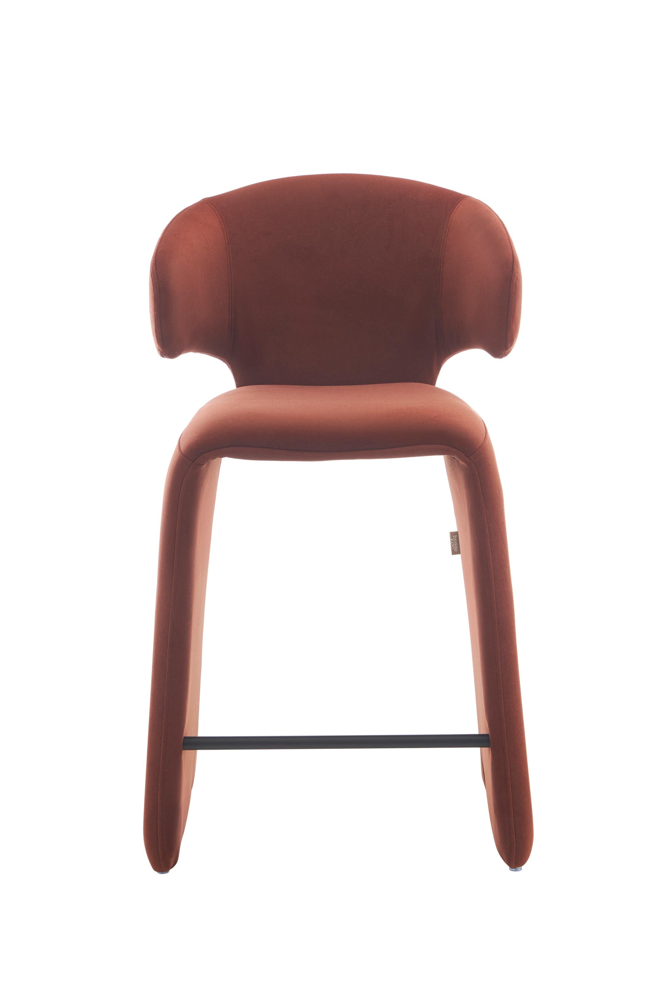 Tessa Modern Counter Chair – Fully Upholstered Comfort - Www.Shopthatapp.ca