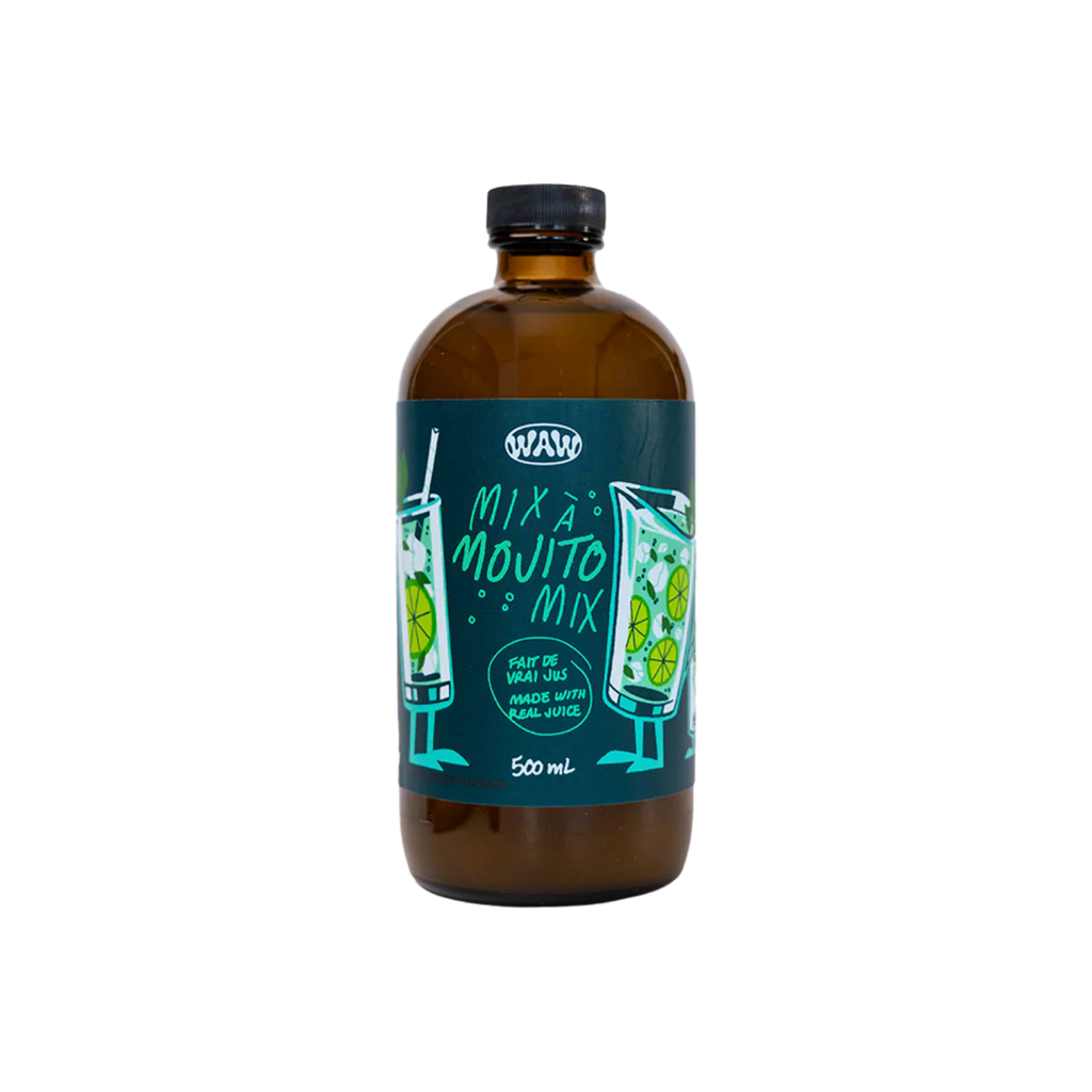 WAW Mojito Mix - Premium Mojito Cocktail Mixer for Refreshing Drinks