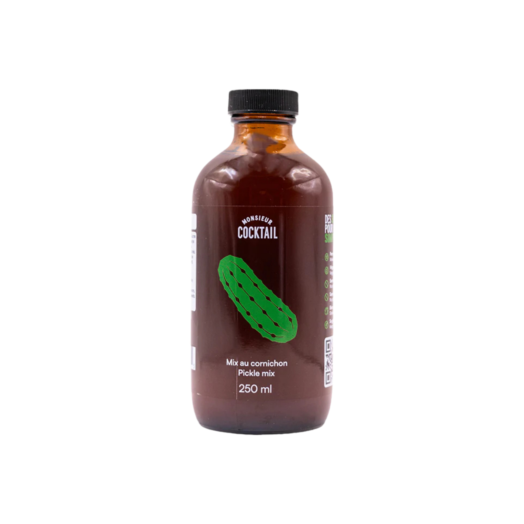 Monsieur Cocktail Pickle Cocktail Mix for Unique Flavored Drinks