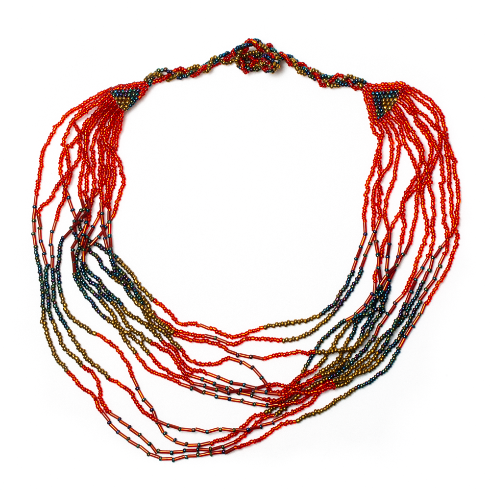 Multi Strand Beaded Necklace - Shopthatapp.ca