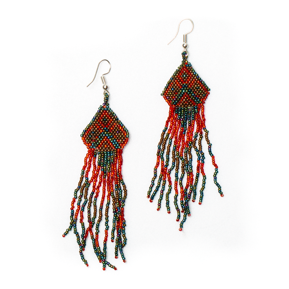 Beaded Aztec Earrings for a Unique Bohemian Look - Shopthatapp.ca
