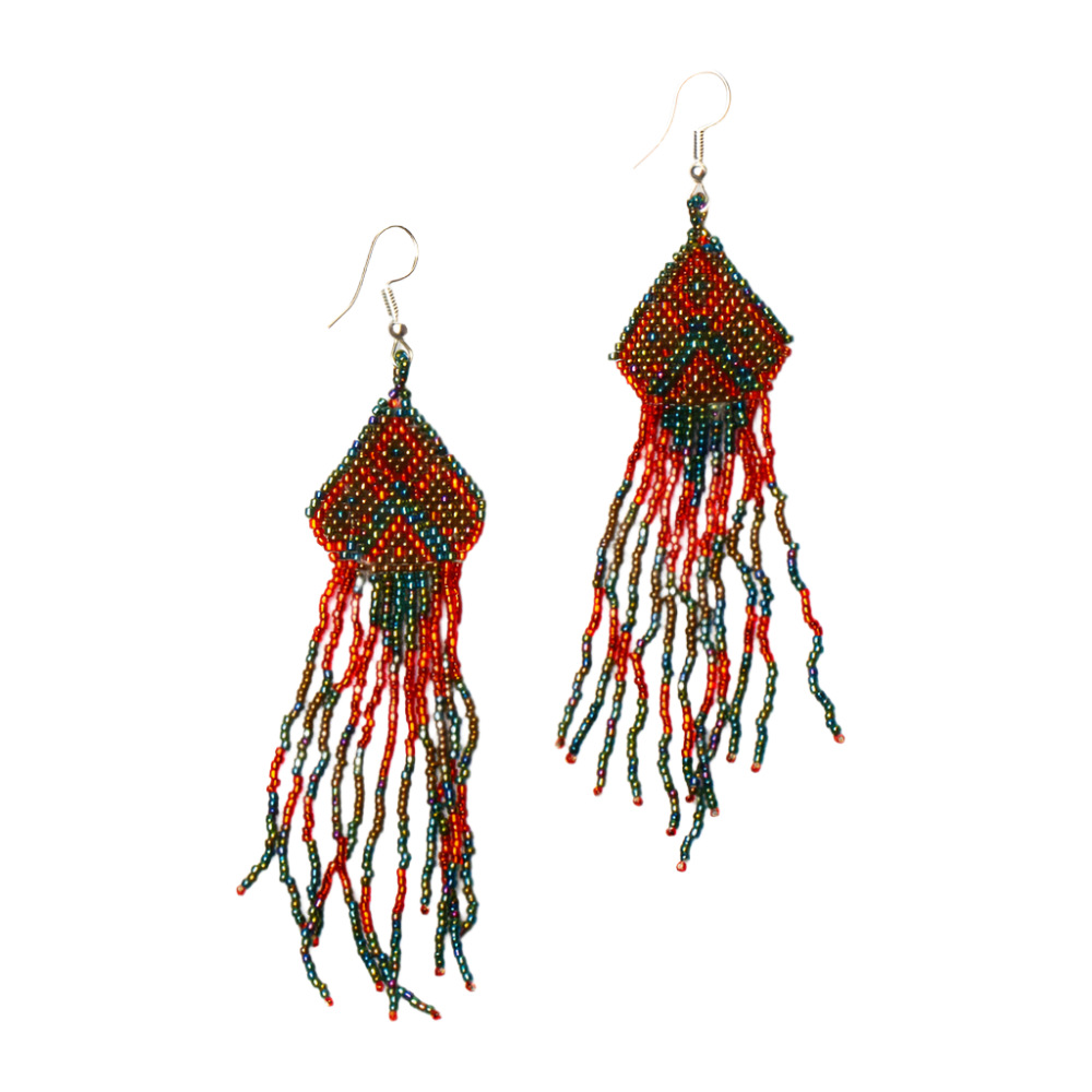 Beaded Aztec Earrings for a Unique Bohemian Look - Shopthatapp.ca
